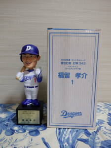 C4[2002 fiscal year se* Lee g neck rank strike person the best na in Golden glove .* Chunichi Dragons luck ...~ Bubble head doll ]~ box attaching 