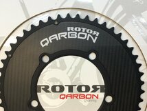 FY551 ローター ROTOR QARBON NO-Q AERO アウター チェーンリング PCD110 50T 5アーム_画像7