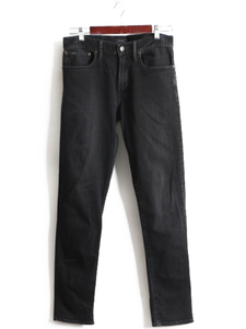 # Polo Ralph Lauren стрейч черный обтягивающие джинсы брюки ( мужской 31 32 ) POLO джинсы ji- хлеб Rollei z конический чёрный 