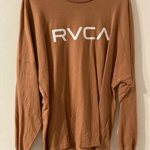 【RVCA】メンズ BIG RVCA LT ロングスリーブＴシャツ/ルーカロゴ長袖バックプリントロンT