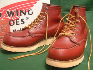 廃盤 6 1/2E 8131 赤茶 1999年 旧刺繍製羽タグ RED WING SHOE Oro-Russet アイリッシュセッター モックトゥ オロラセット 