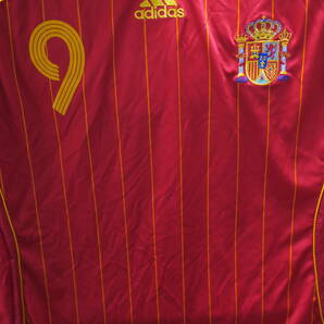 スペイン 代表 #9 フェルナンド・トーレス 2006 ホーム ユニフォーム アディダス ADIDAS Spain サッカー シャツの画像7