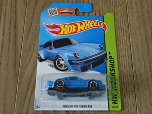 HW Hot WHeeLS PORSCHE 934 TURBO RSR Toy car Miniature ホットウィール ポルシェ ターボ 青 ブルー ミニカー ミニチュアカー