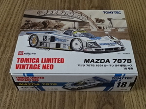 トミカ リミテッド ヴィンテージ ネオ 1/64 マツダ MAZDA 787B 1991 ルマン 24時間 レース 18号車 TOMICA Toy car Miniature