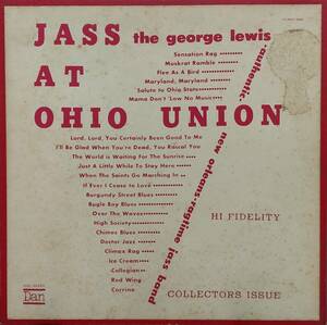 匿名・送料無料！　ジョージ・ルイス /George Lewis　「ジャズ・アット・オハイオ・ユニオン/jazz at the Ohio Union」