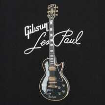 3XLサイズ 新品 ギブソン レスポール カスタム UT ユニクロ 半袖Tシャツ ブラック 黒色 Gibson エレキギター コラボ スタンダード XXXL_画像4