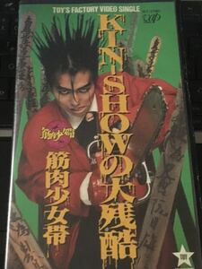 ☆ビデオ音楽「筋肉少女帯KIN-SHOWの大残酷」大槻ケンヂVHSテープ約10分1988甚