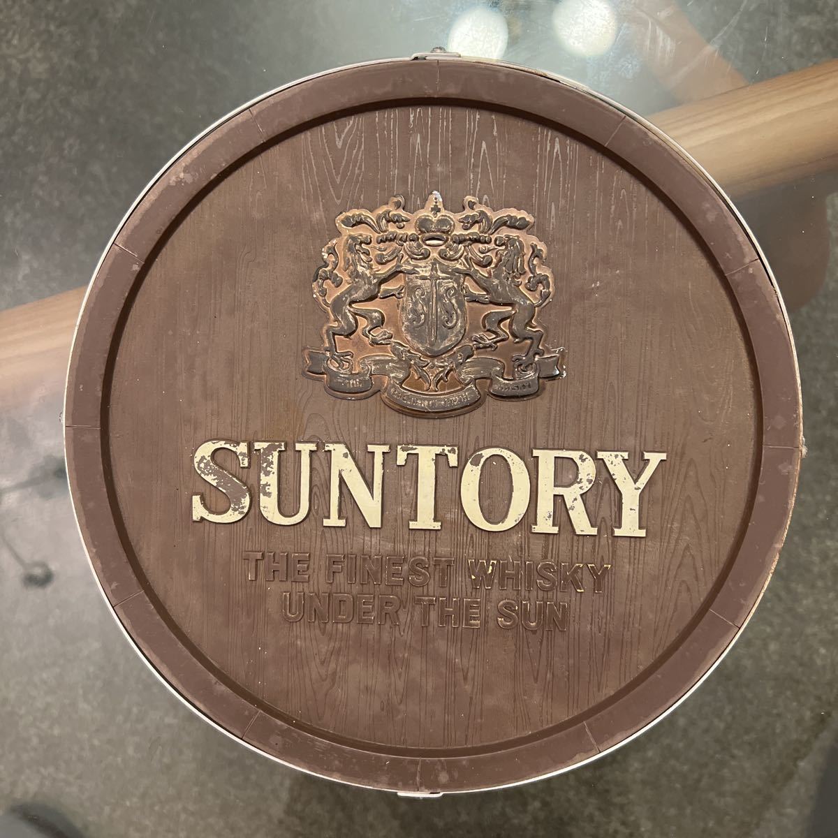 サントリー樽蓋看板 貴重 当時物 レア SUNTORY-