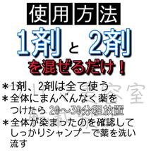 セール中☆タマリス 白髪染め　セット（ロングヘア用）ナチュラルブラウン　6-NB_画像3