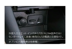 【ＳＵＢＡＲＵ・ＸＶ／ＧＴ】DIATONEサウンド ビルトインナビ 外部入力ユニット インパネ（USB/AUX＊音声のみ)【スバル純正】★H0014AL901