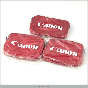 CANON PROFESSIONAL red / white . white pouch bag 3 piece set waste to pouch professional [C11]