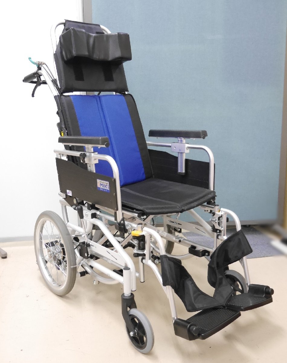 J250☆ティルトリクライニング車イス☆MIKI☆BAL-12☆ヘッドレスト欠品