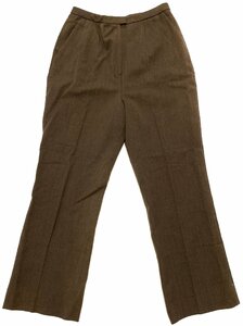  as good as new ultimate beautiful goods Leilian Leilian pants trousers bottoms light brown group Brown size9 simple on goods fine quality center tuck 