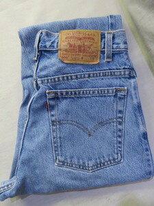 ☆00's USA製 Levi's リーバイス 550 デニムパンツ ジーンズ テーパード ワイド バギー ルーズ サイズS☆