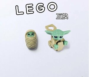 ヨーダ　赤ちゃんミニフィグ　匿名配送　LEGO互換　レゴブロック　スターウォーズ　USJ プレゼント インテリア STAR WARS　クリスマス