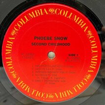 USオリジナル 初版 PC規格 エンボス＆凹凸写真枠 PHOEBE SNOW Second Childhood ('76 Columbia) 女流 SSW フィービ・スノウ_画像3
