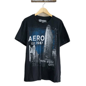 【980円スタート】 USA 古着 半袖 Tシャツ Aeropostale エアロポステール プリント メンズM 古着卸 激安 BA0768