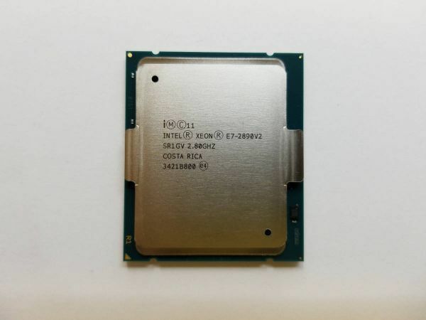 【2個Set】LGA2011 Intel Xeon E7-2890V2 2.80GHz SR1GV 15コア 30M 8GT/s 