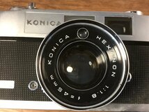 SS-122■送料無料■KONICA auto S2 EL HEXANON 1:1.8 f=45mm フィルムカメラ 750g●ジャンク扱い/くATら_画像9