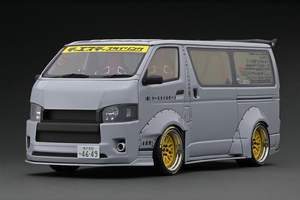 *1/18 T*S*D WORKS Hiace серый IG3120 зажигание модель 