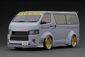 *1/18 T*S*D WORKS Hiace gray IG3120 ignition model 