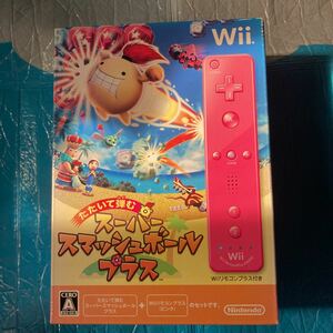 【Wii】 たたいて弾む スーパースマッシュボール・プラス Wiiリモコンプラス付き　新品　未開封　日焼けによる色褪せ有り