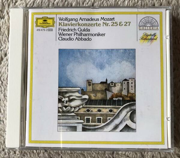 CD-Apr / 独 DG / F.Gulda (p), Abbado・Wiener Philharmoniker / MOZART_Piano Concerto Nr.25 KV503 & Nr.27 KV595