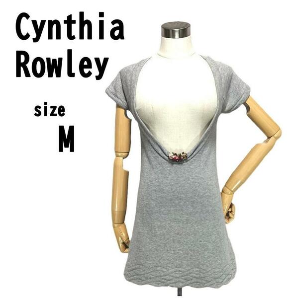 【M(2)】Cynthia Rowley ミニワンピース 重ね着コーデ向け