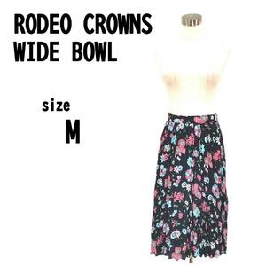 【M】RODEO CROWNS WIDE BOWL シフォン生地 スカート