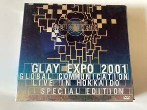 ジャンク DVD「GLAY EXPO 2001 GLOBAL COMMUNICATION LIVE IN HOKKAIDO SPECIAL EDITION 限定版」２枚組