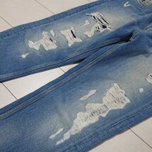 送料無料 レディースM 26 レギュラー ダメージデニムパンツ ジーンズ MAISON SCOTCH jk055_画像3