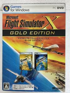 ★☆D351 Windows XP/Vista フライト シュミレータ Ｘ ゴールド エディション Flight Simulator X GOLD EDITION 日本語版☆★