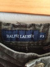 【送料無料】中古 RALPH LAUREN ラルフローレン コーデュロイパンツ サイズ90_画像2