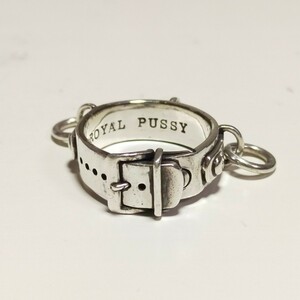 ROYALPUSSY ロイヤルプッシー SV 3ROW BELT RING ベルトリング 指輪 R91952 16～18号 silver925/シルバー925