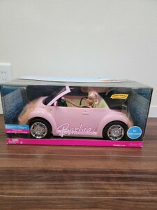 未開封　Barbie　バービー人形　VW ラジコンカー フォルクスワーゲン　ビートル　ピンク