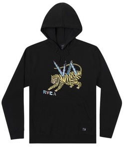 RVCA X Matt Leines Pullover Hoodie Black L パーカー