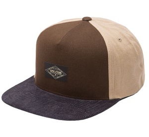 Volcom Summaz Das Snapback Hat Cap Dark Brown キャップ