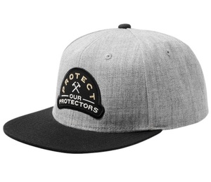 Brixton Coors Protector MP Snapback Hat Cap Light Heather Grey/Black キャップ