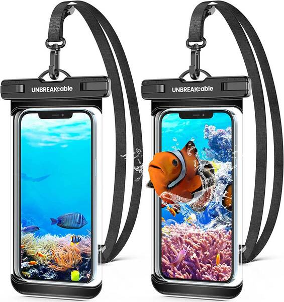 スマホ 防水ケース 海水浴 釣り 温泉 お風呂 プール 水泳など適用 2枚セット