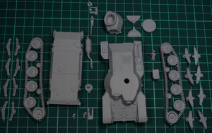 1:48 WWII IJA Type 95 HaGo Light Tank (レジンキット)　未組み立て・未塗装 : Overlord Miniatures 