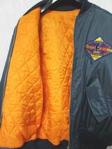 94年 NISSAN イチロー 210安打達成記念 MA-1 フライトジャケット ネイビー vintage old オリックス 中綿ジャンパー ブルゾン　irmri kn875_画像6