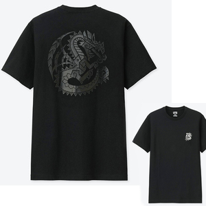 【新品】■UT モンスターハンター15TH■Tシャツ（BLK）■(M)　ユニクロ・モンハン・MONSTER HUNTER