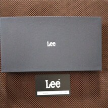 Lee リー牛革長財布 シルバー L字ファスナー_画像6