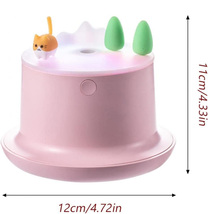 *[s3a04] 加湿器 ポータブル かわいい猫　暖かい光雰囲気ランプ　白色★ 未使用品_画像2