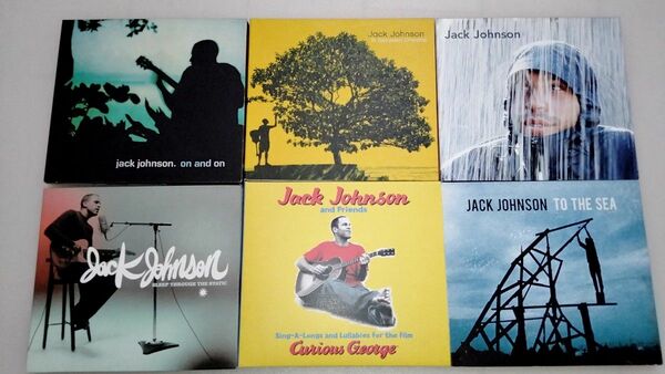 ジャック・ジョンソン　JACK JOHNSON　6枚セット　輸入盤　送料無料