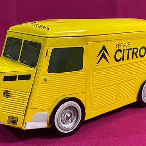 シトロエンH SERVICE CITROENトラッビスケット缶 