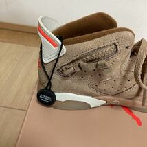 【未使用】NIKE ナイキ AIR JORDAN 6 RETRO SP (TD) BRITISH KHAKI サイズ9c 15cm キッズ DH0692-200_画像5