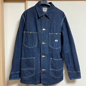 【美品】Lee リー JELT DENIM LM5412 91-J デニムカバーオールジャケット 復刻 サイズ38 デニムジャケット