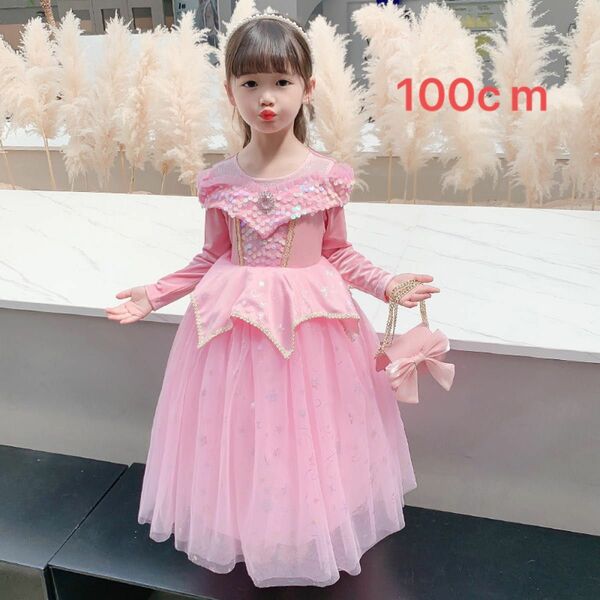 新品　女の子　プリンセス　ドレス パーティードレス 高品質 カラードレス ウエディングドレス ダンス衣装