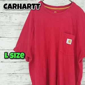 【L】CARHARTT Tシャツ レッド